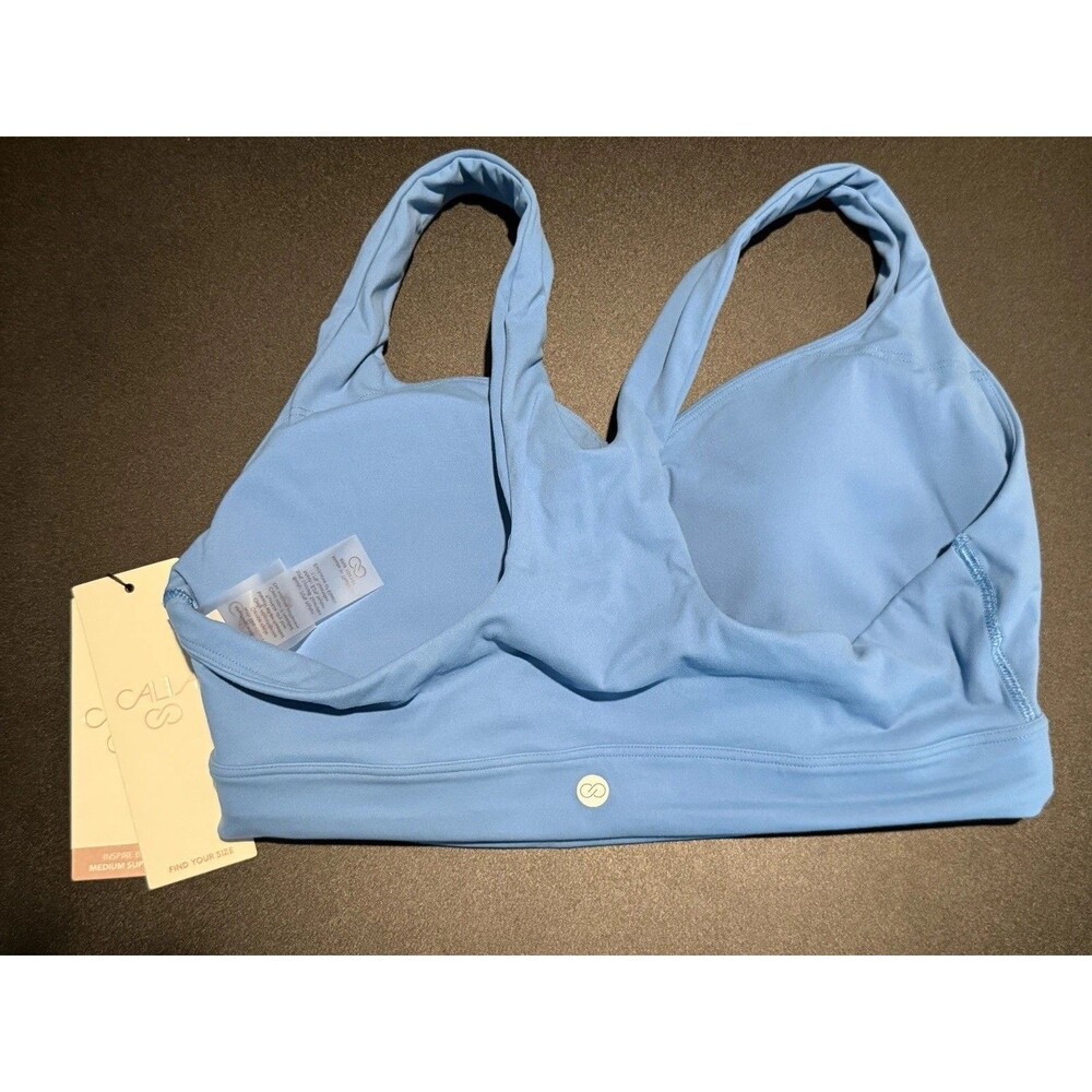 Calia Inspire Medium Support Sports Bra Lavender Blue Women’s XS NWT Free Ship - Picture 3 of 4